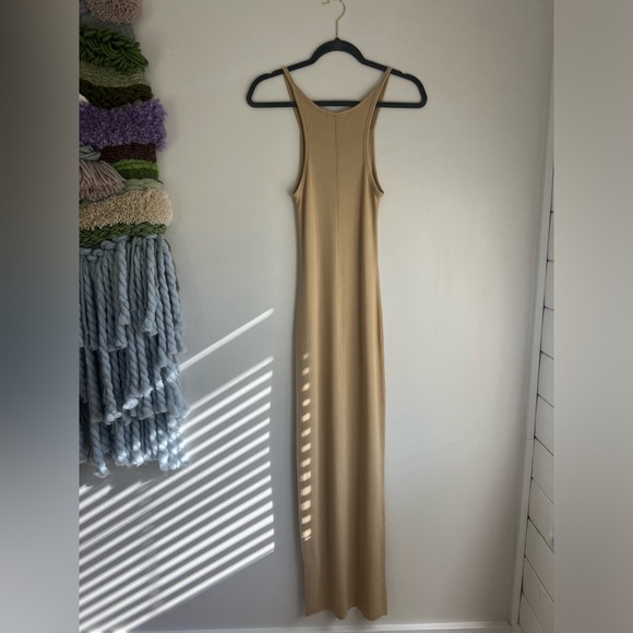 New With Tags NWT Éterne Tank Maxi Dress in Sand Small - Picture 6 of 7